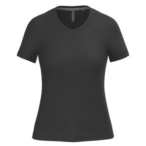 GRIS - Tee-shirt professionnel de travail à manches courtes femme aide a domicile infirmier auxiliaire de vie médical