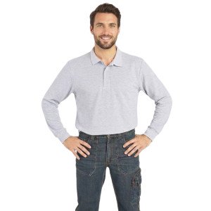 GRIS - Polo professionnel de travail homme aide a domicile médical auxiliaire de vie infirmier