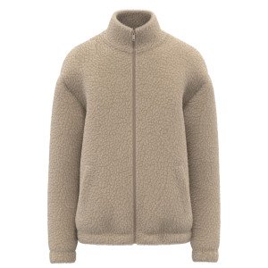 BEIGE - Veste polaire professionnelle de travail à manches longues mixte auxiliaire de vie médical aide a domicile infirmier