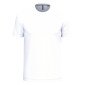 BLANC - Tee-shirt professionnel de travail à manches courtes homme aide a domicile infirmier auxiliaire de vie médical