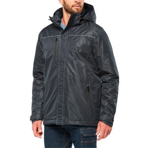 MARINE - Parka professionnel de travail Ripstop 100% Polyester avec une Garniture intérieure 100% polyester mixte manutention ar