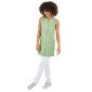 SAUGE/WAX - Blouse professionnelle de travail sans manches femme auxiliaire de vie menage aide a domicile entretien