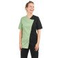 SAUGE/NOIR - Tunique professionnelle de travail à manches courtes femme auxiliaire de vie médical aide a domicile infirmier