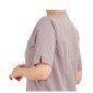 ZINC/SAVANE - Blouse professionnelle de travail blanche à manches courtes femme auxiliaire de vie entretien aide a domicile men