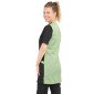 SAUGE/NOIR - Blouse professionnelle de travail à manches courtes femme auxiliaire de vie médical aide a domicile infirmier