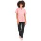 ROSE - Tunique professionnelle de travail à manches courtes femme aide a domicile infirmier auxiliaire de vie médical