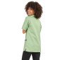 SAUGE/WAX - Tunique professionnelle de travail blanche à manches courtes femme auxiliaire de vie infirmier aide a domicile médi
