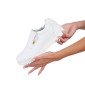BLANC - Chaussure de cuisine de sécurité S2 professionnelle de travail blanche noire EN ISO 20345 S2 mixte restauration hôtel c