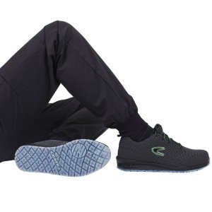 NOIR - Chaussure de sécurité S3S professionnelle de travail noire EN ISO 20345 S3S mixte artisan menage chantier entretien