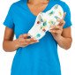 MULTICOLORE - Sabot professionnel de travail femme aide a domicile infirmier auxiliaire de vie médical