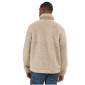 BEIGE - Veste polaire professionnelle de travail à manches longues mixte aide a domicile médical auxiliaire de vie infirmier
