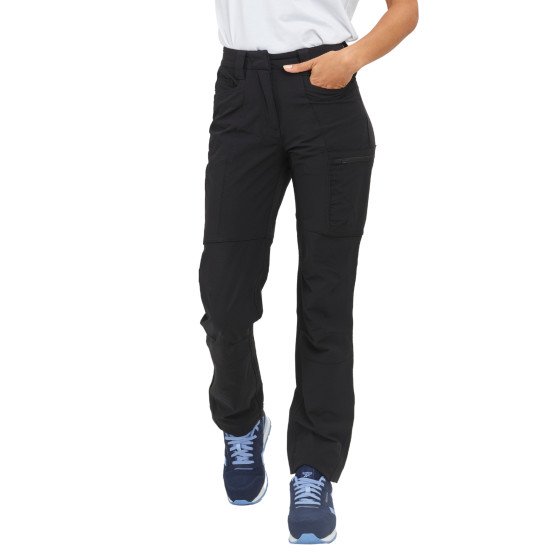 NOIR - Pantalon de travail professionnel femme manutention artisan logistique chantier