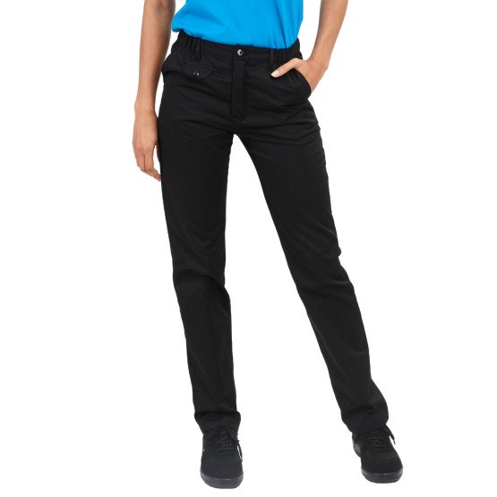 NOIR - Pantalon professionnel de travail femme - PROMO auxiliaire de vie médical aide a domicile infirmier