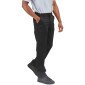 NOIR - Pantalon professionnel de travail homme serveur infirmier restauration médical