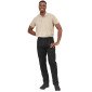 NOIR - Pantalon élastiqué professionnel de travail mixte auxiliaire de vie médical aide a domicile infirmier