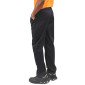 NOIR - Pantalon élastiqué professionnel de travail mixte auxiliaire de vie médical aide a domicile infirmier