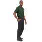 NOIR - Pantalon élastiqué professionnel de travail mixte auxiliaire de vie infirmier aide a domicile médical