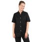 NOIR - Tunique professionnelle de travail blanche à manches courtes femme - PROMO aide a domicile médical auxiliaire de vie inf