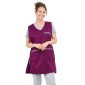 PRUNILLE/FLEURS - Chasuble tablier blouse professionnel femme entretien aide a domicile menage auxiliaire de vie
