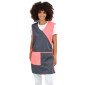 ARDOISE/PAPAYE - Chasuble tablier blouse professionnel femme entretien auxiliaire de vie menage aide a domicile