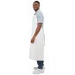 BLANC - Tablier de cuisine professionnel blanc en PVC homme restauration hôtel serveur cuisine