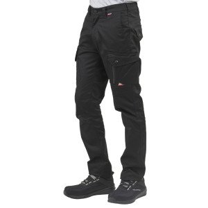 NOIR/NOIR - Pantalon de travail professionnel homme logistique chantier transport artisan