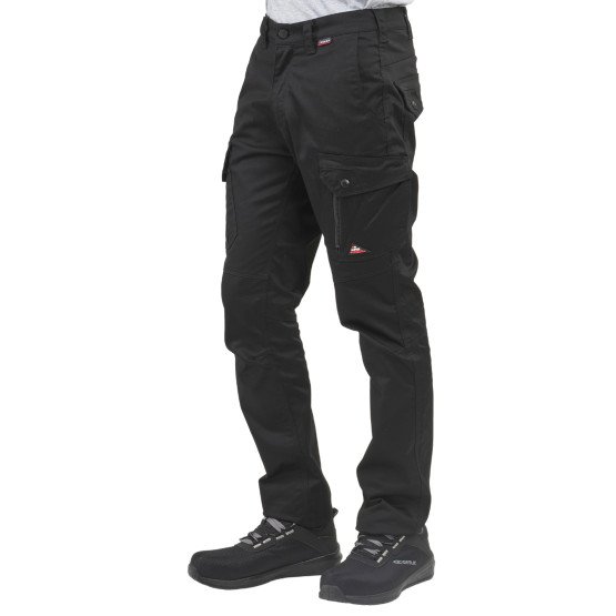 NOIR - Pantalon de travail professionnel homme artisan manutention chantier transport
