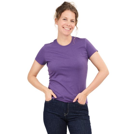PRUNE - Tee-shirt professionnel de travail à manches courtes femme aide a domicile infirmier auxiliaire de vie médical