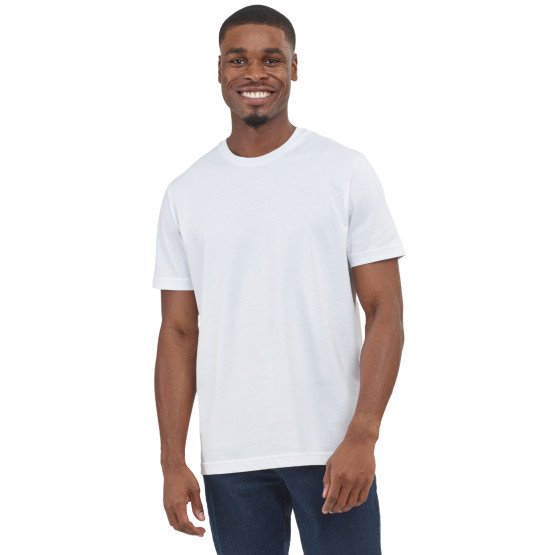 BLANC - Tee-shirt professionnel de travail à manches courtes homme auxiliaire de vie infirmier aide a domicile médical