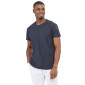 MARINE - Tee-shirt professionnel de travail à manches courtes homme auxiliaire de vie médical aide a domicile infirmier