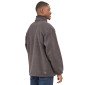 GRIS - Veste polaire professionnelle de travail à manches longues mixte médical aide a domicile infirmier auxiliaire de vie
