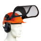 ORANGE - Casque complet de protection professionnel de travail plastique avec coiffe intérieure textile EN 397 Exigences de perf