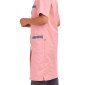 ROSE/CAMELIA - Blouse professionnelle de travail blanche à manches courtes femme menage aide a domicile entretien auxiliaire de
