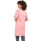 ROSE/CAMELIA - Blouse professionnelle de travail blanche à manches courtes femme menage aide a domicile entretien auxiliaire de