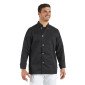 NOIR - Veste de cuisine manches longues professionnelle de travail à manches longues mixte restauration serveur cuisine hôtel
