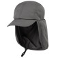 GRIS - Casquette professionnelle de travail mixte logistique chantier manutention artisan