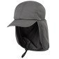 GRIS - Casquette professionnelle de travail mixte logistique artisan manutention chantier