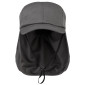 GRIS - Casquette professionnelle de travail mixte logistique chantier manutention artisan