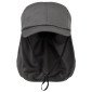 GRIS - Casquette professionnelle de travail mixte logistique artisan manutention chantier
