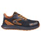 NOIR/ORANGE - Chaussure de sécurité S1PS professionnelle de travail noire EN ISO 20345 S1PS mixte chantier logistique artisan m