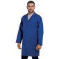 BUGATTI - Blouse coton à pressions professionnelle de travail blanche à manches longues 100% coton homme menage médical entretie