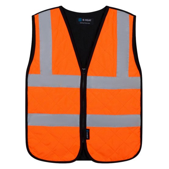ORANGE - Chasuble rafraîchissante tablier blouse professionnel mixte manutention artisan logistique chantier