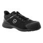 NOIR - Chaussure de sécurité S1PS professionnelle de travail noire EN ISO 20345 S1PS mixte manutention artisan logistique chant