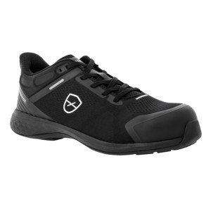 NOIR - Chaussure de sécurité S1PS professionnelle de travail noire EN ISO 20345 S1PS mixte transport artisan logistique chantie