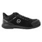 NOIR - Chaussure de sécurité S1PS professionnelle de travail noire EN ISO 20345 S1PS mixte manutention artisan logistique chant