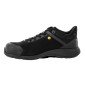 NOIR - Chaussure de sécurité S1PS professionnelle de travail noire EN ISO 20345 S1PS mixte manutention artisan logistique chant
