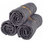 ANTHRACITE - Tapis de bain professionnel hébergement foyer blanc 100% Coton cuisine serveur hôtel restaurant