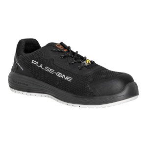 NOIR - Chaussure de sécurité S3S professionnelle de travail noire EN ISO 20345 S3S mixte logistique artisan transport chantier