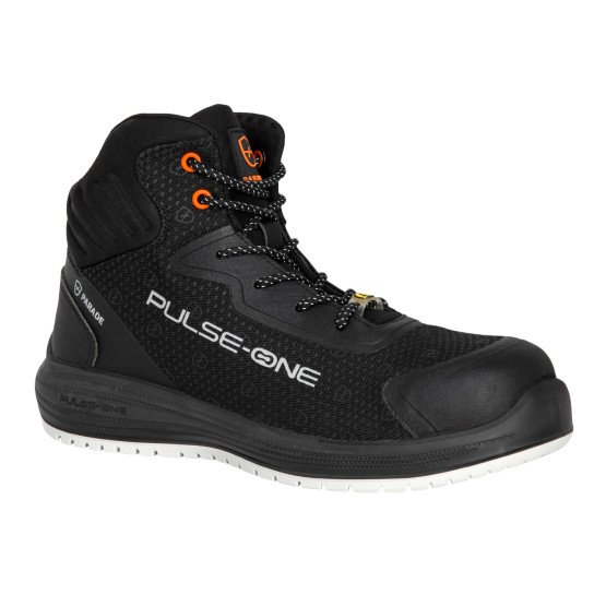 NOIR - Chaussure de sécurité S3S professionnelle de travail noire EN ISO 20345 S3S mixte logistique chantier manutention artisa