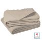 BEIGE - Couverture professionnelle hébergement foyer non feu M1 cuisine restaurant restauration hôtel